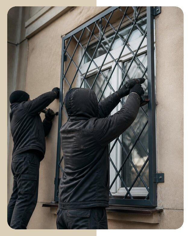 Установка антивандальных решеток на окна в Канске